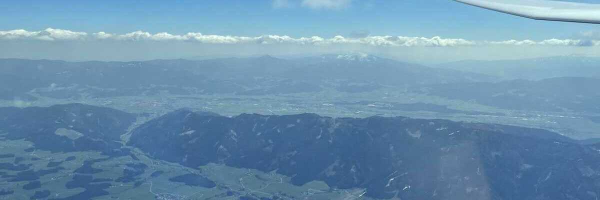 Flugwegposition um 11:24:02: Aufgenommen in der Nähe von Gemeinde Gaal, Österreich in 2520 Meter